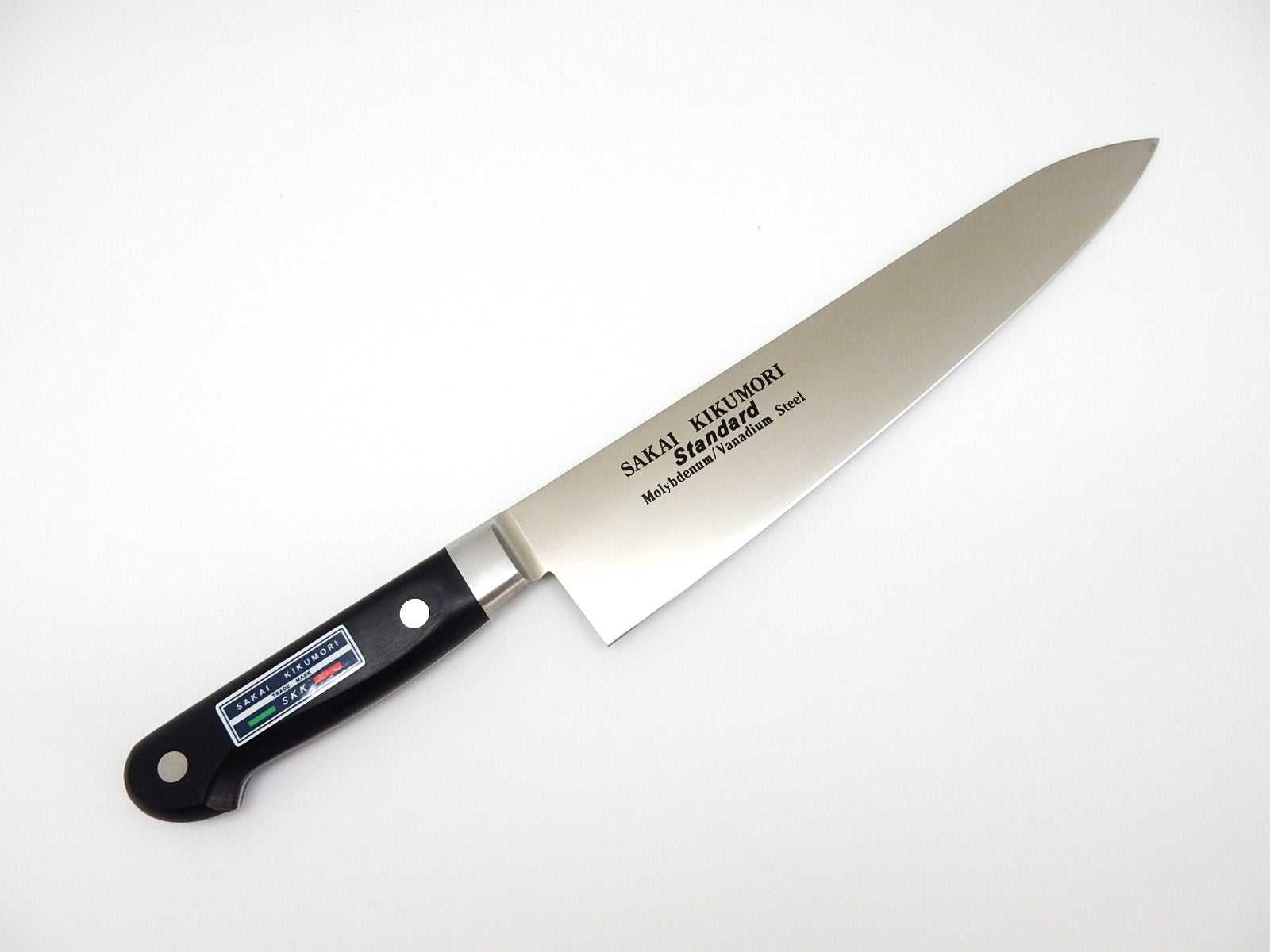 Premium Sakai Kikumori STANDARD Molybdenum Vanadium Gyuto Chef Knife - Japanese Stainless Steel Kitchen Knife for Professional Chefs & Home Cooking