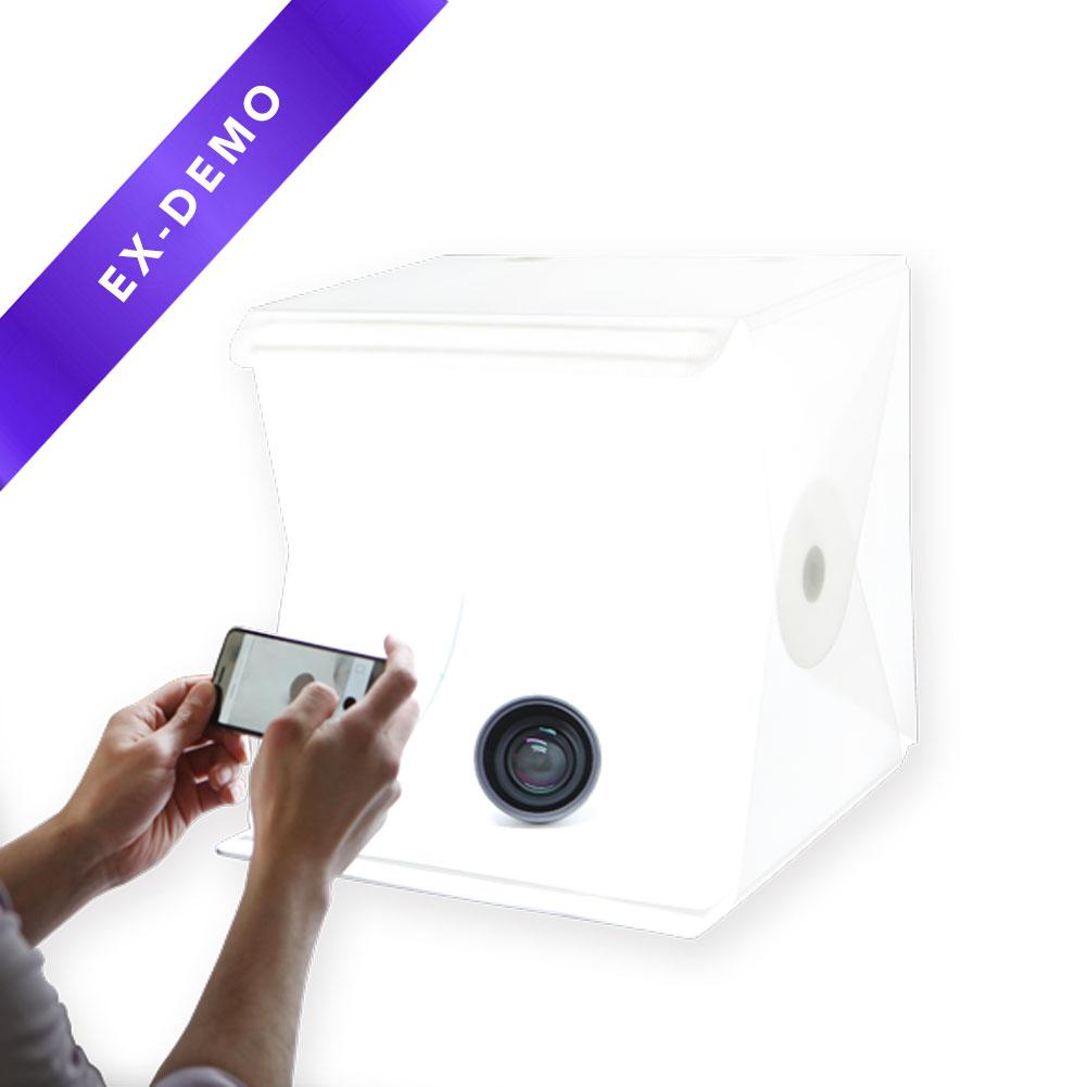 Foldio2 15 Inch Portable Photography Light Box Studio Kit with LED Lights & 4 Backdrops - Perfect for Product Photography, Jewelry, Small Items & Amazon Listings (Demo Stock)
