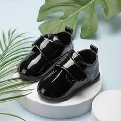 Ohsofy Baby Oxford Shoes - PU Leather Loafers with Soft Sole for Toddlers | Wedding & Dress Occasions