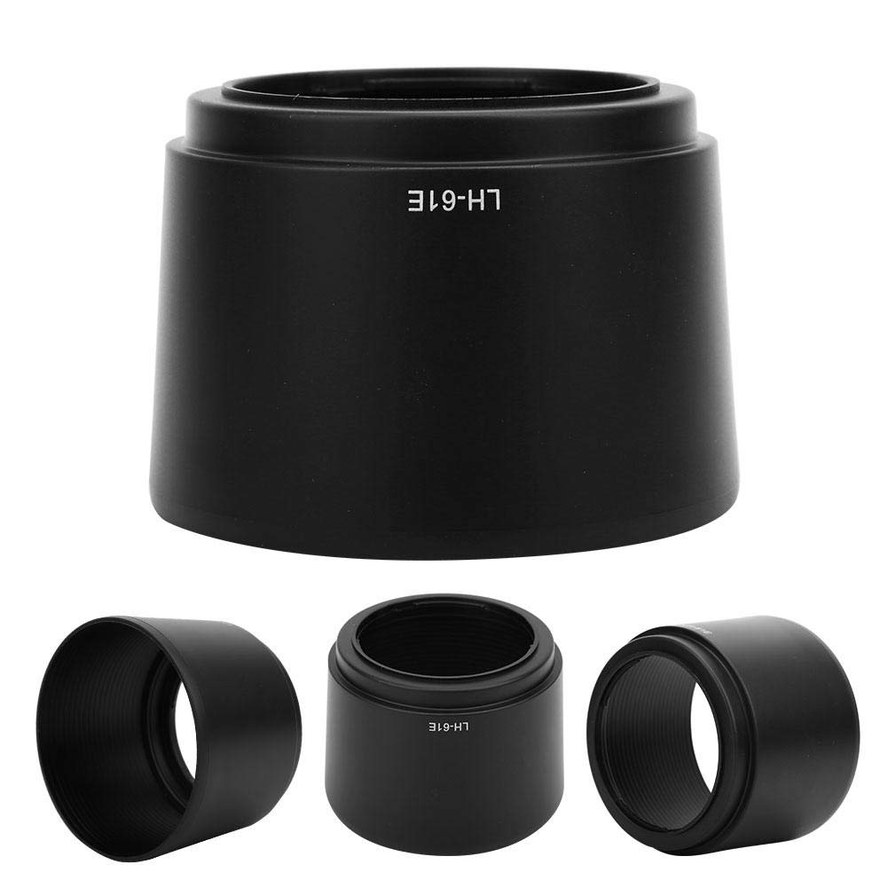 Professional LH-61E Lens Hood for 70-300mm f/4.8-6.7 Cameras - Durable Plastic Sun Shade Accessory (Black) | Perfect for Outdoor Photography, Travel & Professional Shoots