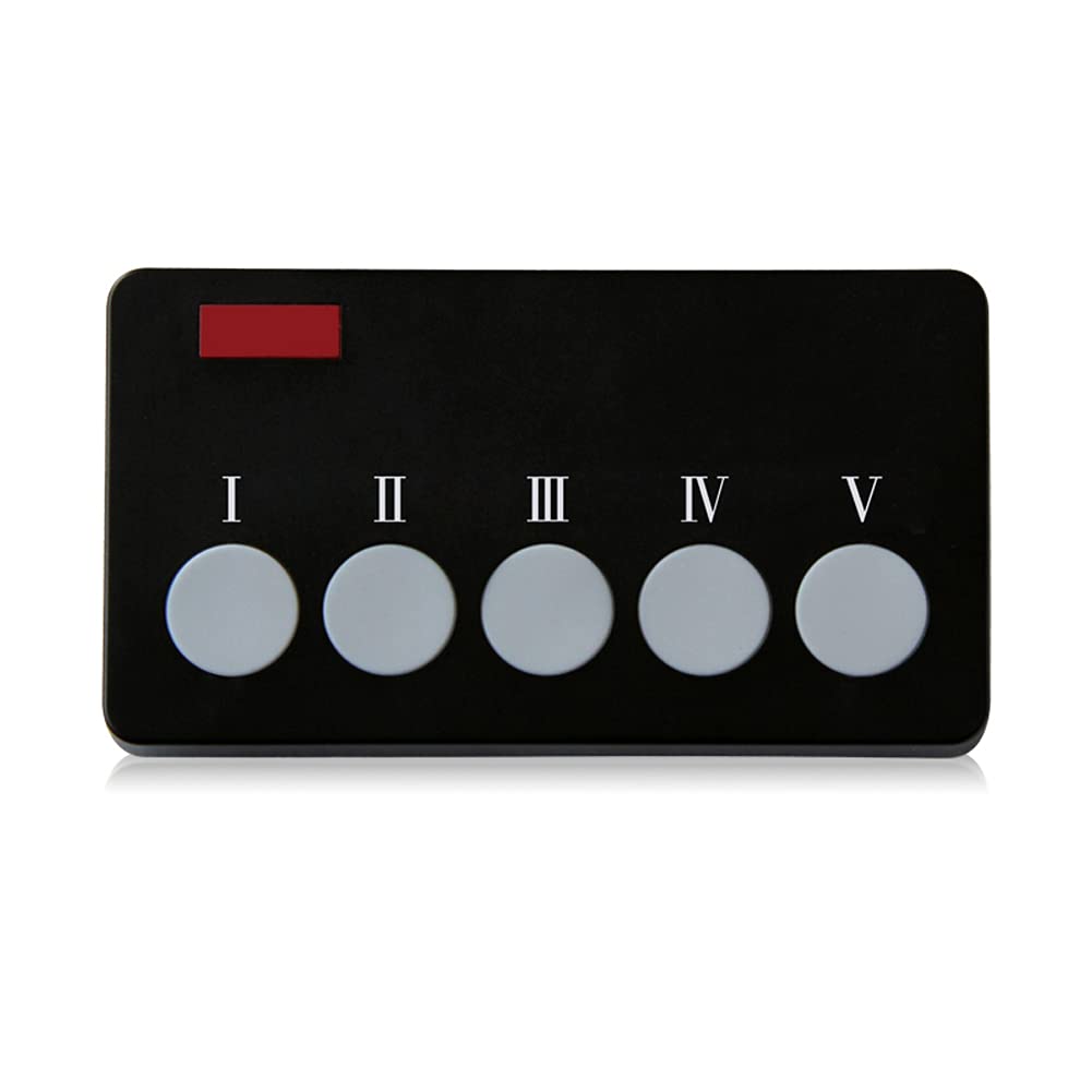 SINGCALL Wireless Restaurant Paging System - 5 Watches & 1 Call Button - Kitchen to Waiter Alert Device for Food Pickup - Ideal for Restaurants, Cafes & Catering Services