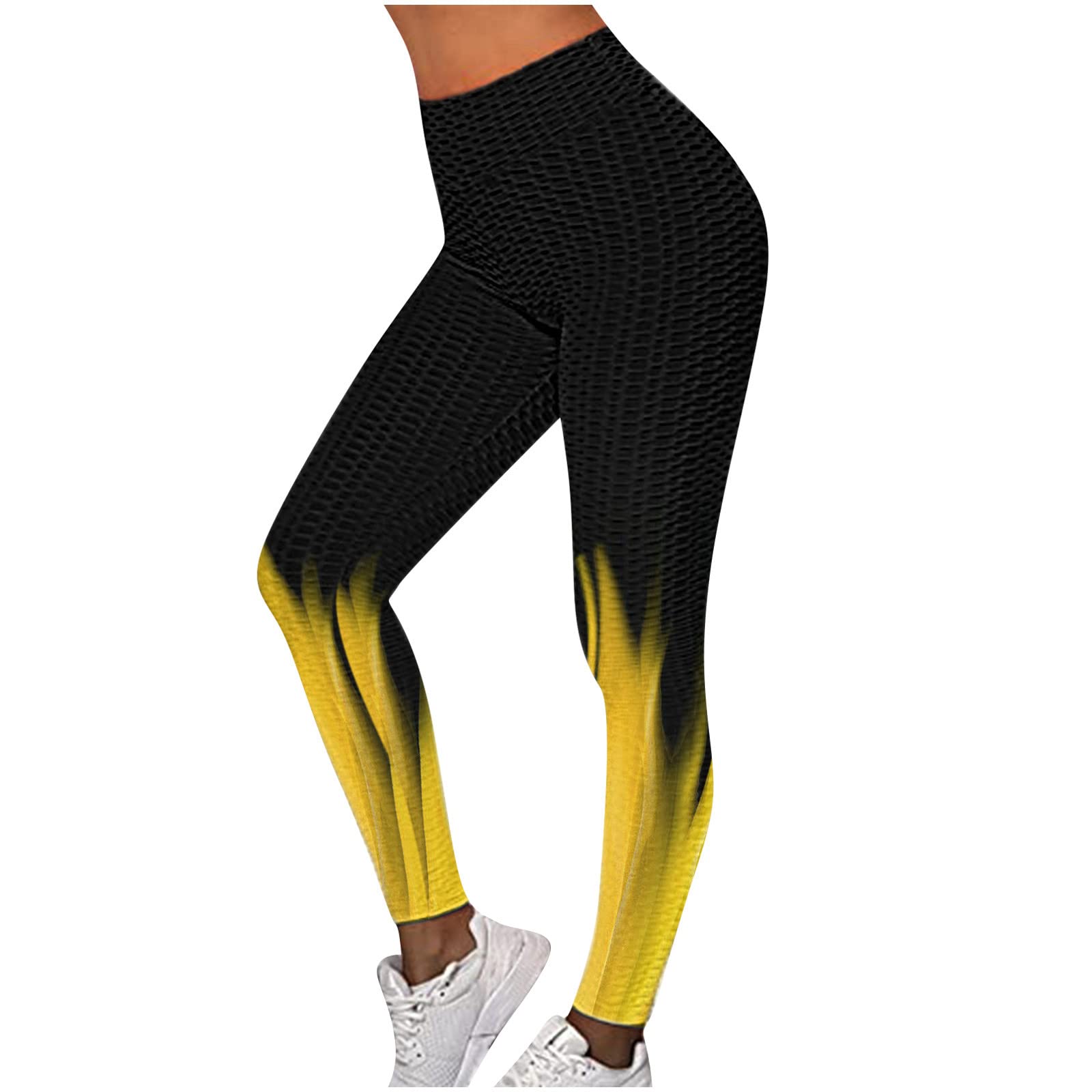 Women's High Waist Yoga Pants - Printed Running Sweatpants with Elastic Waistband for Workout & Gym | Perfect for Yoga, Running, Fitness & Lounge Wear