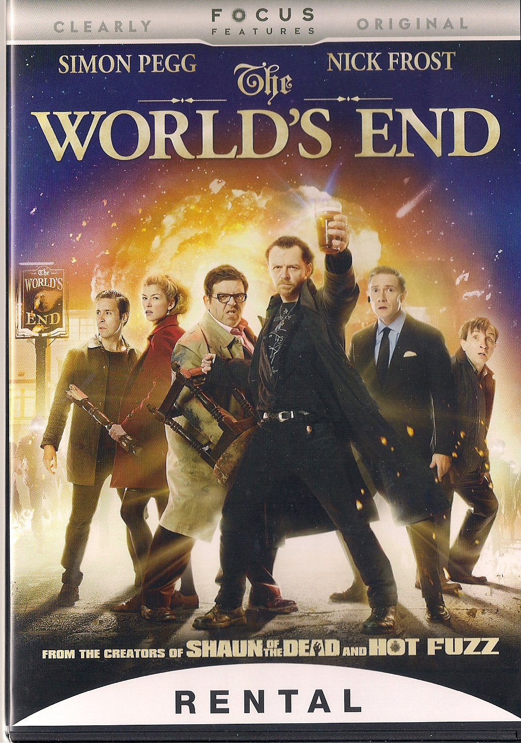 The World's End (2013) DVD - Rental Exclusive Edition | Comedy Sci-Fi Movie | Perfect for Movie Nights & Simon Pegg Fans