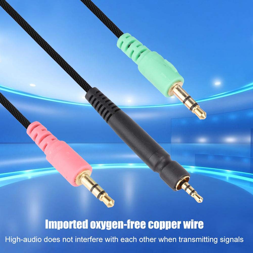 Premium 3.5mm Gaming Headphone Replacement Cable for Sennheiser G4ME ONE, Zero, PC 373D, PC37X, GSP 350/500/600 - Durable Audio Wire for PC Gaming & Esports Tournaments