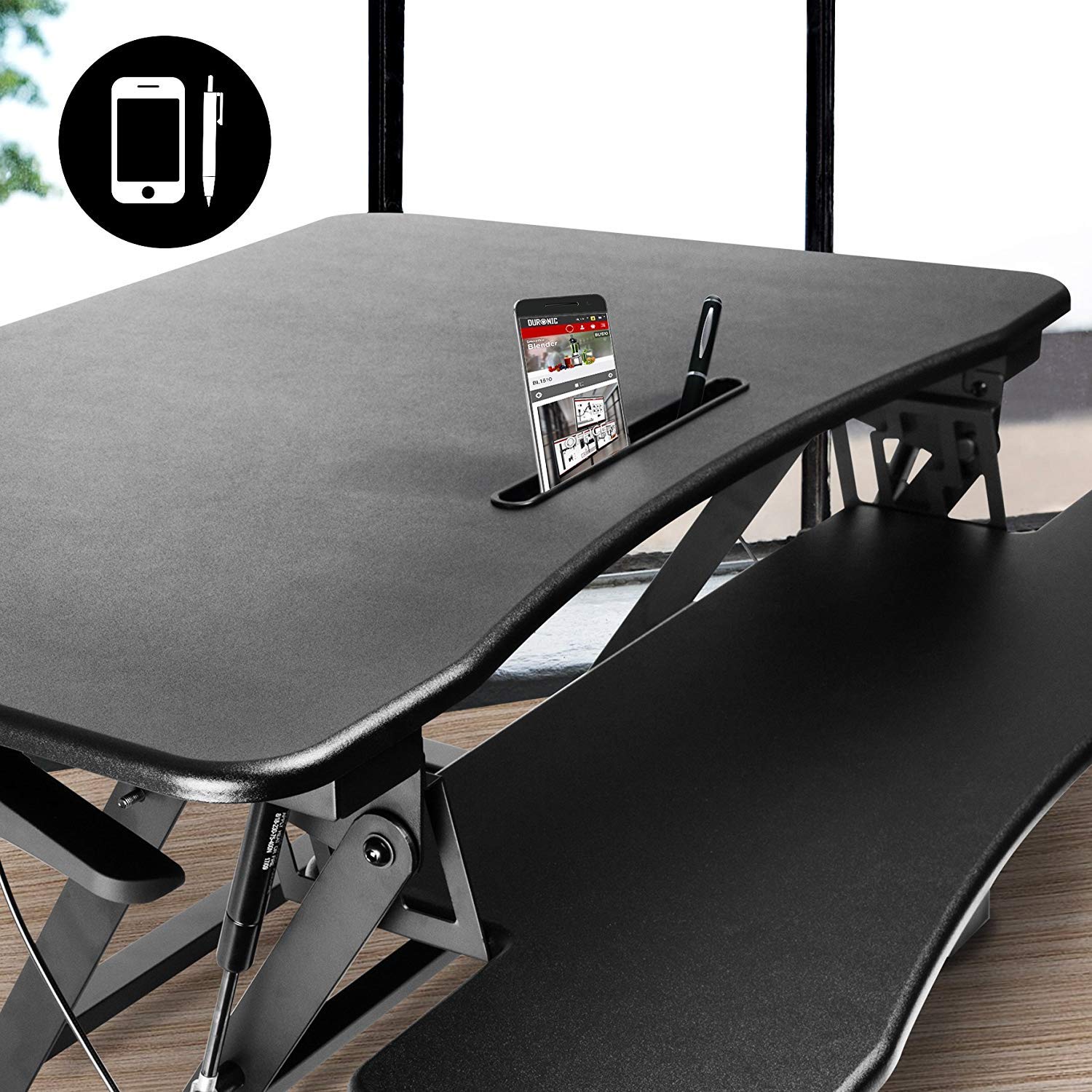 Duronic DM05D3 Height Adjustable Standing Desk Converter - 29