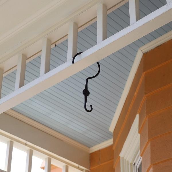 12 Inch Extender with Wide Hook - Heavy Duty 2 Pack for Hanging Plants, Lights, and Holiday Decorations