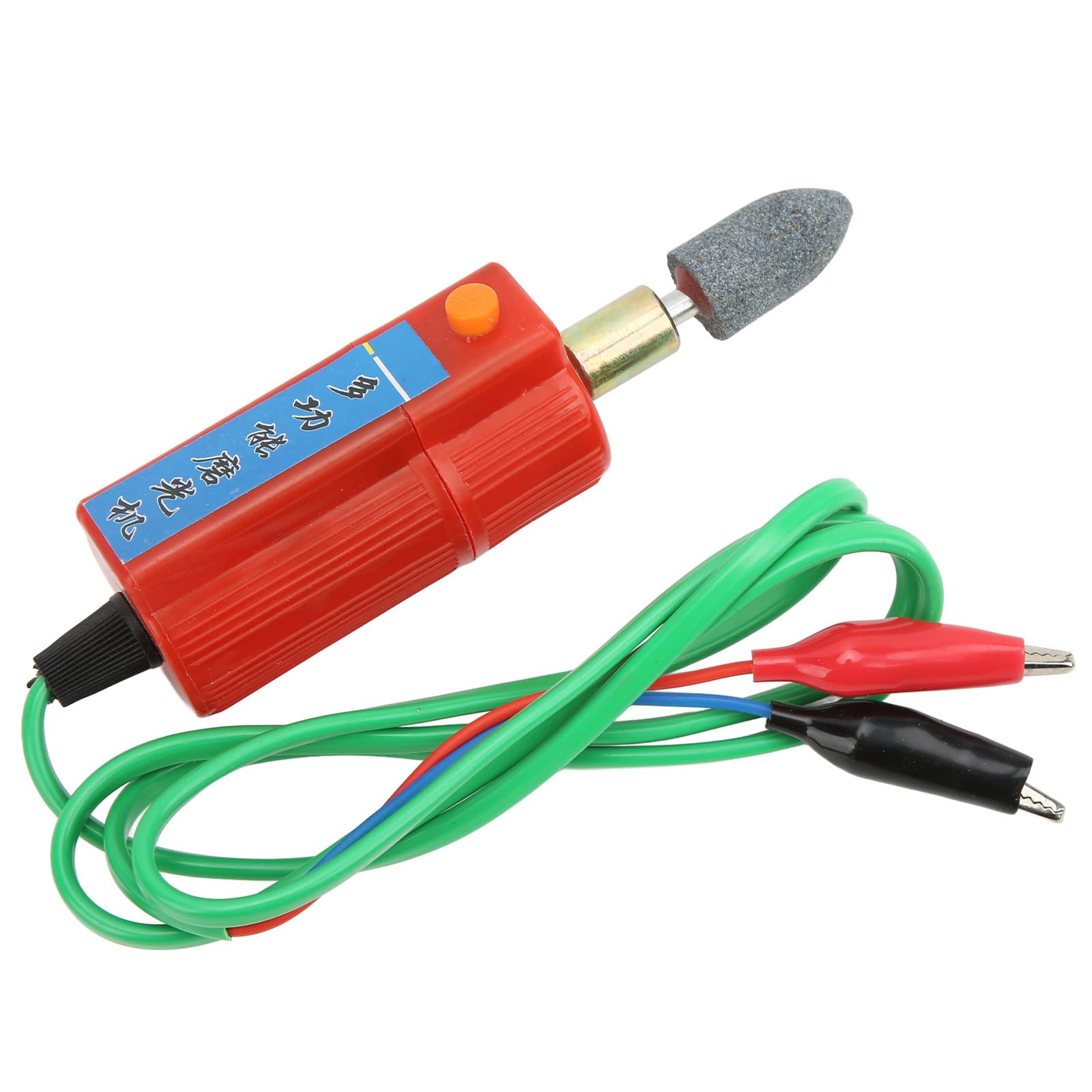 Dilwe Mini Electric Grinder 12V/24V 350mA High-Speed Rotary Tool for Tire Repair, Engraving, Polishing & DIY Projects - Perfect for Automotive, Crafts & Home Repairs (Red)
