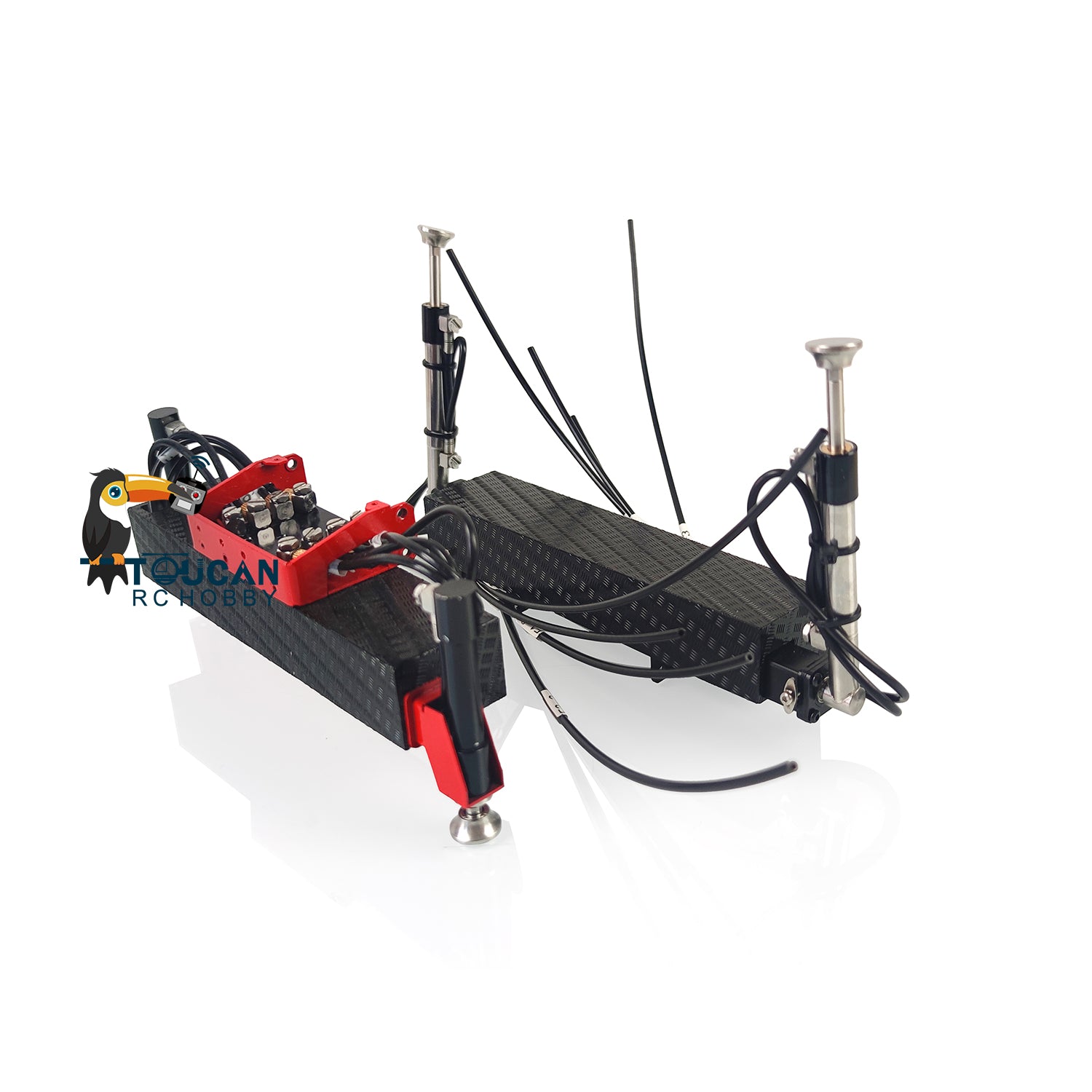 1/14 Scale LESU Radio Control Hydraulic Truck Crane A0014 - Assembled RC Construction Vehicle with Lights, Control Valve & Oil Pump - Compatible with TAMIYA Dump Truck - Perfect for Construction Site Play & Model Collection