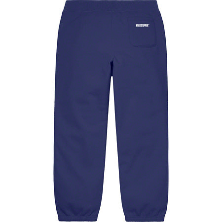 Supreme Gore Windstopper Sweatpants for Men - Navy Blue Fleece Joggers for Running, Hiking & Outdoor Activities