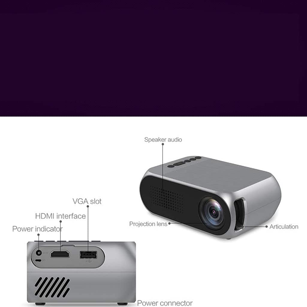 RYMMKOP 1080P HD LED Video Projector for Home Theater, Movies & Gaming - Portable Mini Projector with 1080P Support, Perfect for Indoor Entertainment, Outdoor Camping & Birthday Gifts