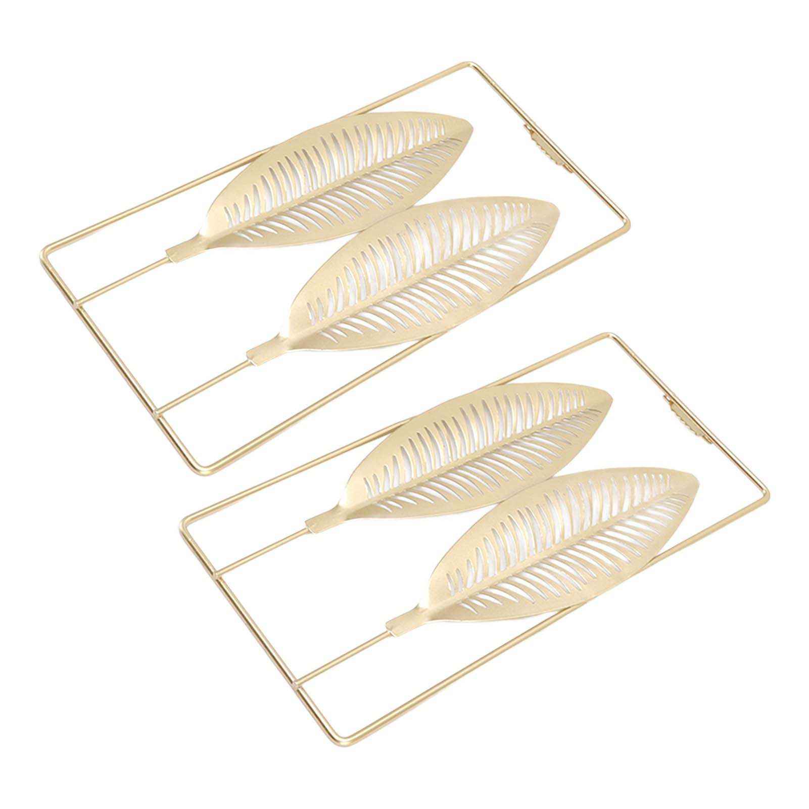 Elegant Gold Feather Wall Art - Modern Home Decor for Study, Bedroom & Living Room - Perfect for Boho, Minimalist & Contemporary Interior Design Styles