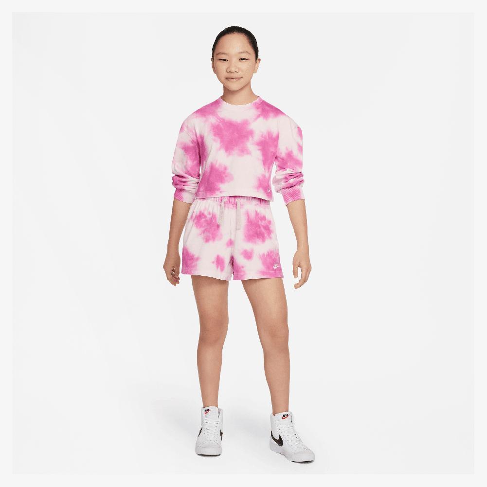 Girls' Sportswear Washed Jersey Sweatshirt - Soft & Comfortable Pullover for Active Kids - Perfect for School, Gym & Outdoor Play