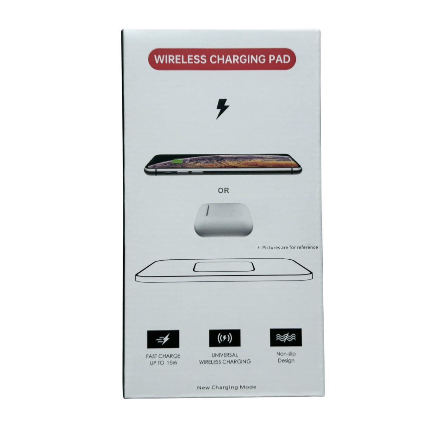 Polmxs 15W Magnetic Wireless Car Charger Pad - Magsafe Compatible, Non-Slip Fast Charging with 40W Type C Adapter for iPhone 15/14/13/12 & AirPods (1M Cable) | Perfect for Road Trips, Commuting & Hands-Free Charging While Driving