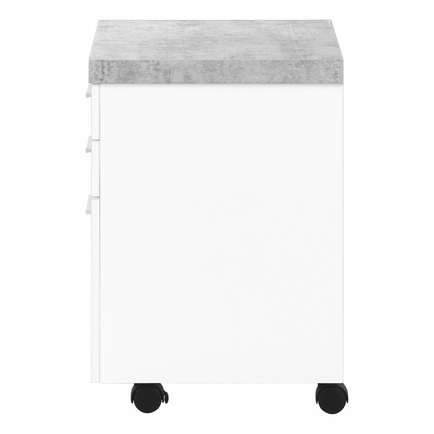 Solvi White 2-Drawer Filing Cabinet - Letter Size, Home Office Organization, Document Storage for Files & Folders - Perfect for Home, Office, or School Use