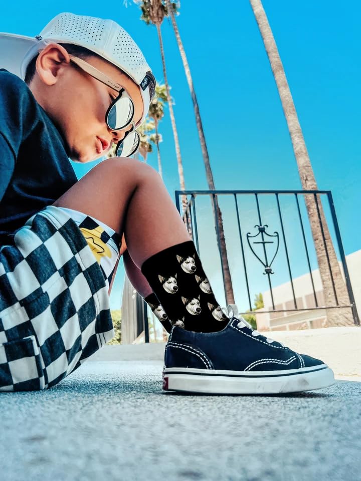 Custom Photo Socks - Personalized Face Socks with Your Picture | Unisex Funny Sock Gifts for Men & Women | Perfect for Birthdays, Anniversaries & Unique Gifts