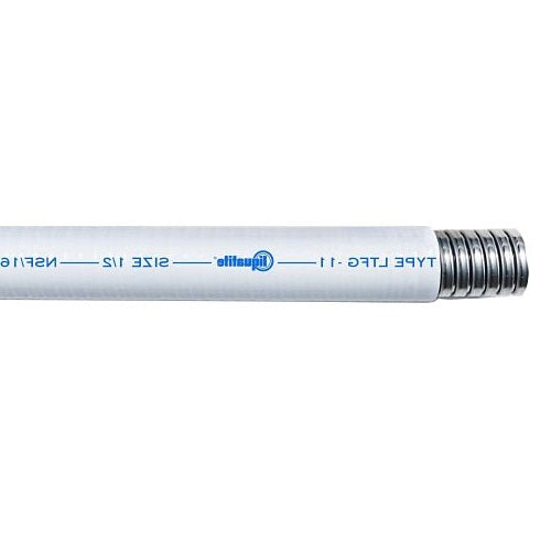 1 1/4 Inch Flexible Metal Conduit - Liquid Tight Corrosion Resistant Steel Conduit with PVC Jacket for Electrical Wiring | Ideal for Outdoor, Industrial, and Wet Location Installations