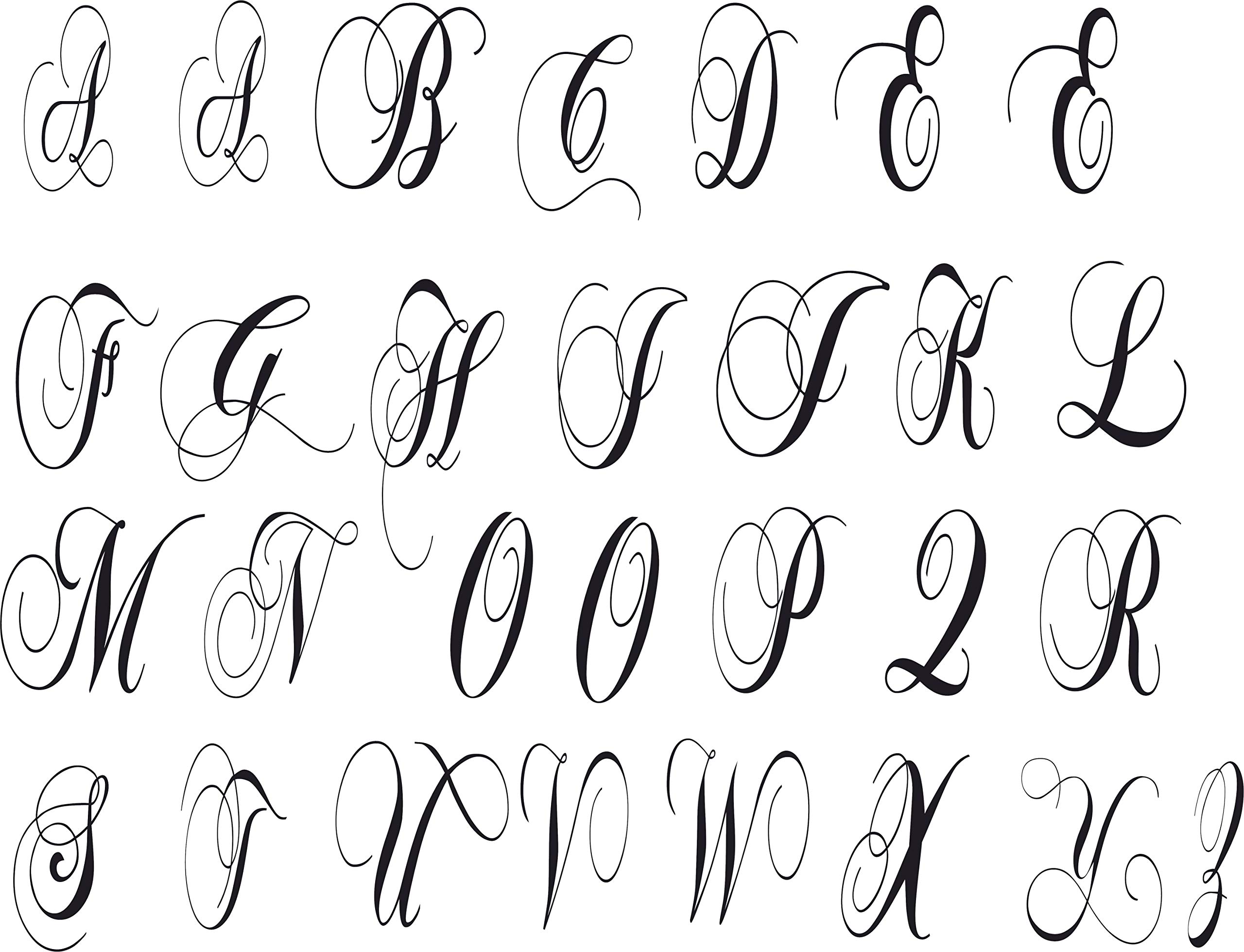 SEC Apparel Iron-On 3 Inch Chopin Letters (Black) - Perfect for DIY T-Shirts, Hoodies & Custom Clothing Projects