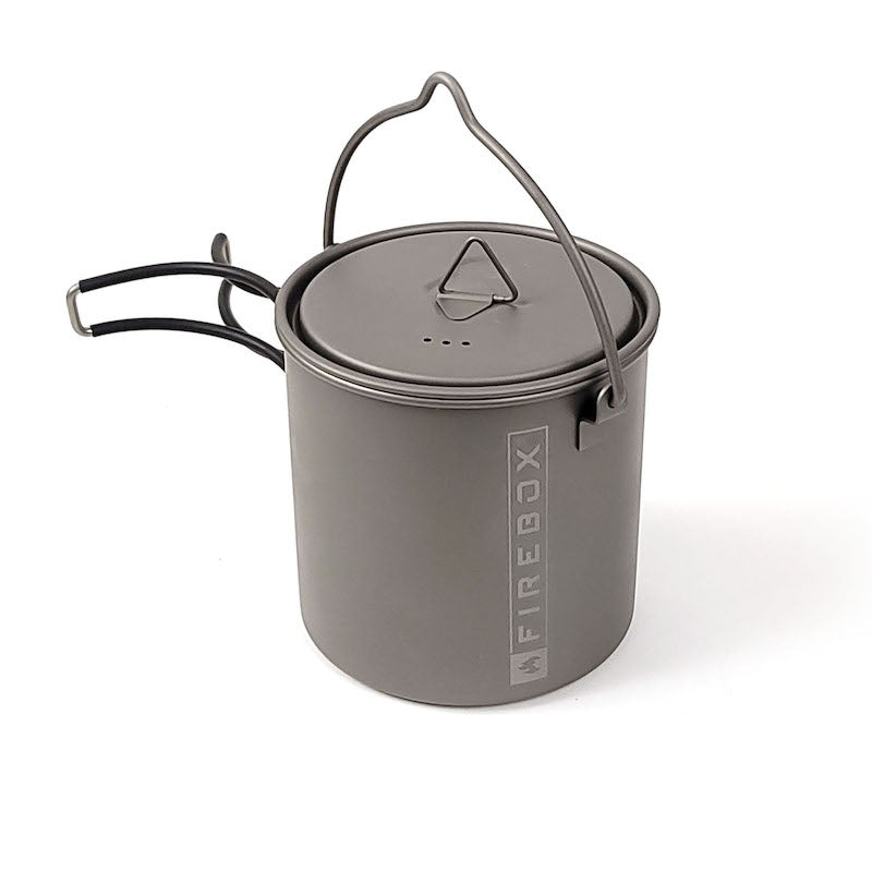 750ml Titanium Bush Pot - Lightweight Camping Cookware for Backpacking, Hiking & Outdoor Adventures