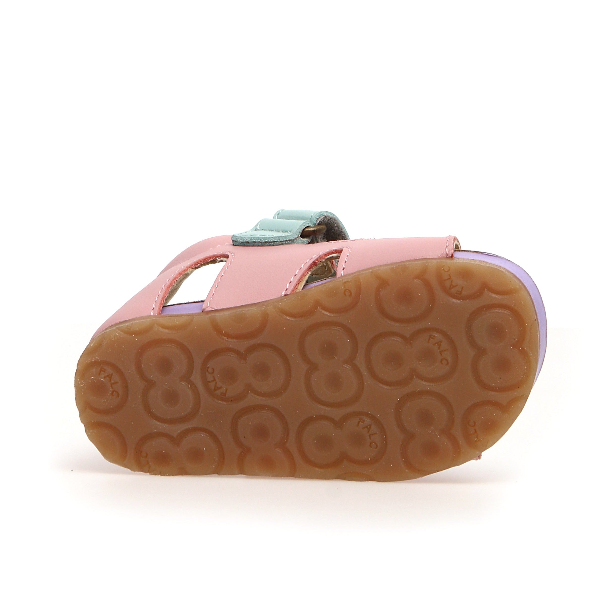Falcotto Girls' Bea Sandals - Pink & Lavender Comfortable Summer Sandals for Toddlers, Beach & Outdoor Play