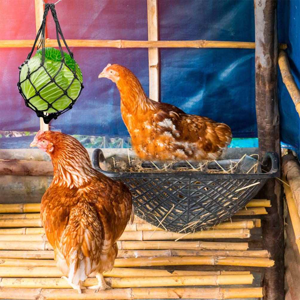 2pcs Stainless Steel Foraging Bag & Chew Toy for Cockatiels, Parakeets, and Birds - Durable Pet Feeder with Hooks for Chicken Coop & Feeding Rope - Perfect for Mental Stimulation and Playtime