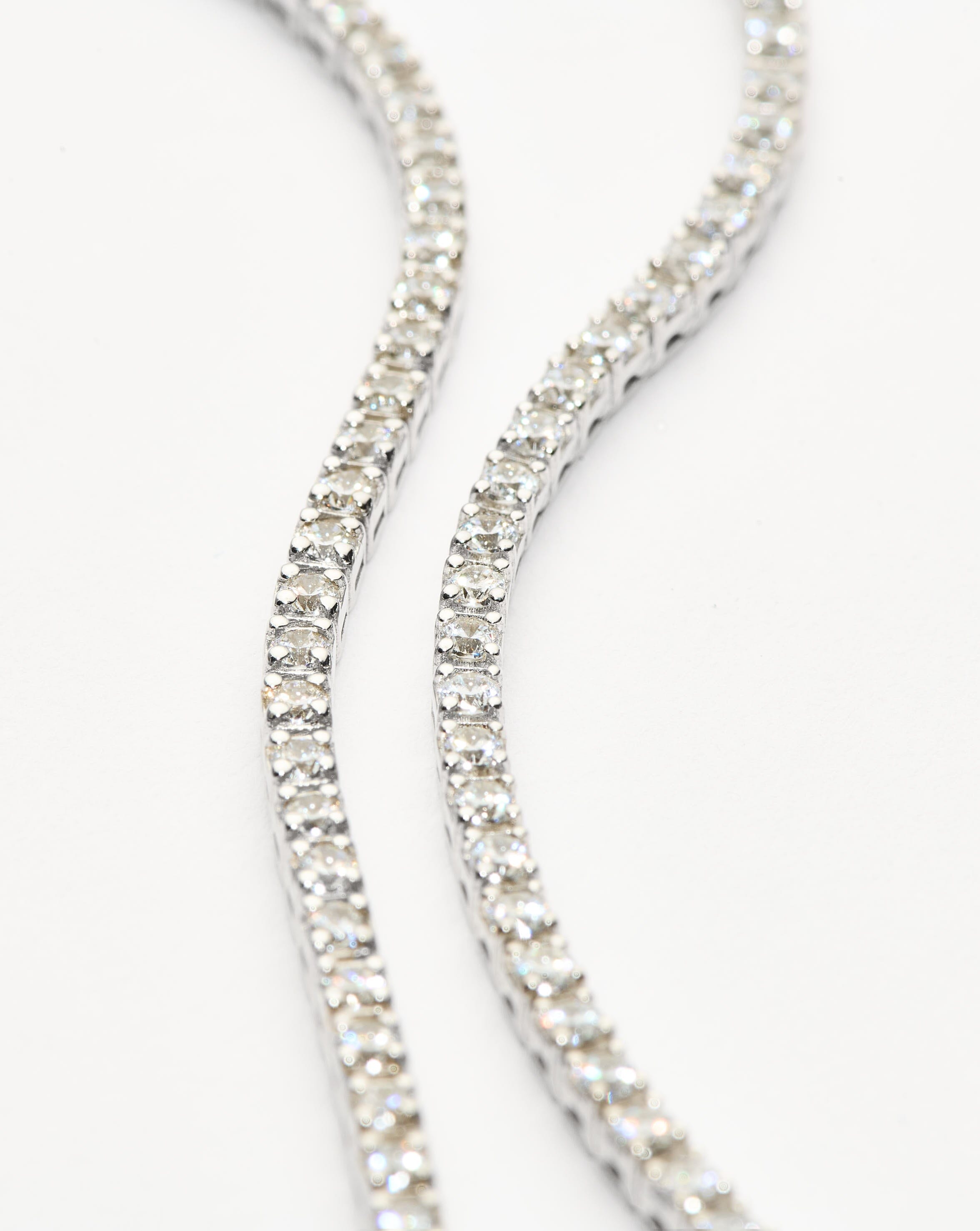Classic Tennis Necklace & Bracelet Set | Sterling Silver Cubic Zirconia Jewelry | Perfect for Weddings, Parties & Special Occasions