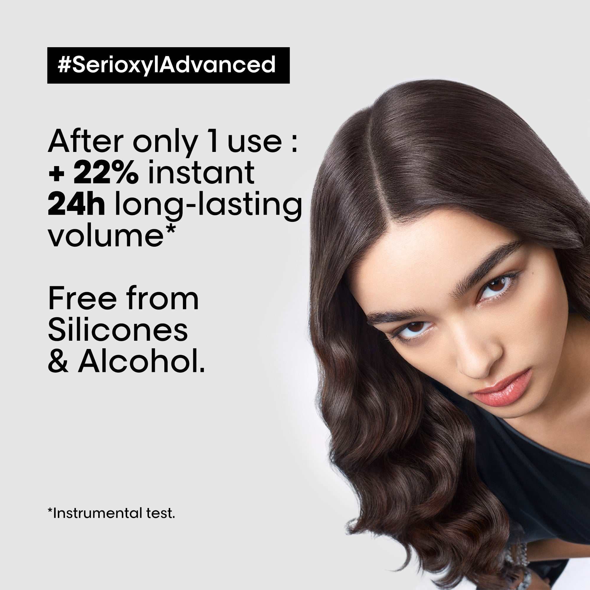 L'Oreal Professionnel Serioxyl Advanced Denser Hair Shampoo for Colored Hair - 300ml | Thickening & Volumizing Treatment for Fine, Thin Hair | Daily Use for Healthier, Fuller-Looking Hair