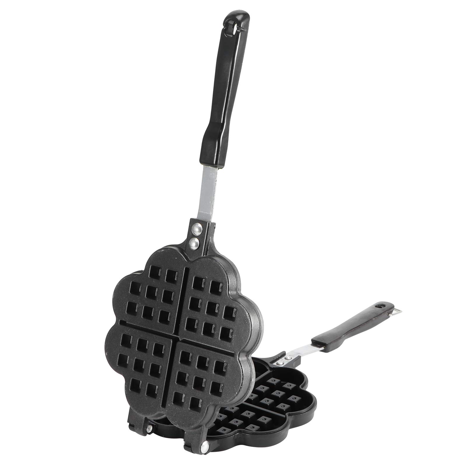 Mini Waffle Maker - Non-Stick Waffle Iron with Cool-Touch Handle for Breakfast, Lunch & Snacks - Easy to Clean - Perfect for Home, Dorm & Office Use
