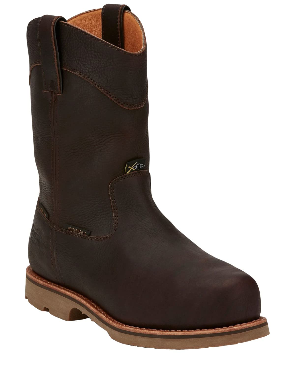 Chippewa Men's Serious Plus Waterproof Western Work Boot with Composite Toe - 72331 | Durable Safety Boots for Construction, Ranch Work & Outdoor Activities