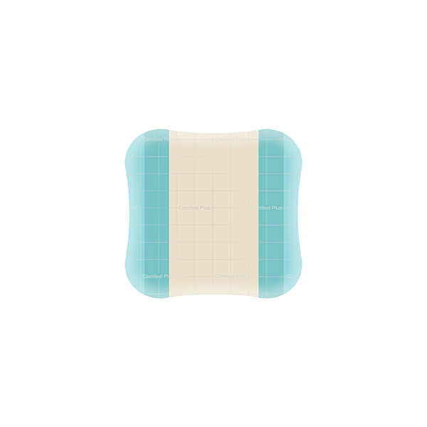 Comfeel Plus Hydrocolloid Wound Dressing 6x6 Inches - Advanced Healing for Pressure Ulcers, Diabetic Wounds & Post-Surgical Care - Waterproof & Skin-Friendly Bandage for Daily Protection