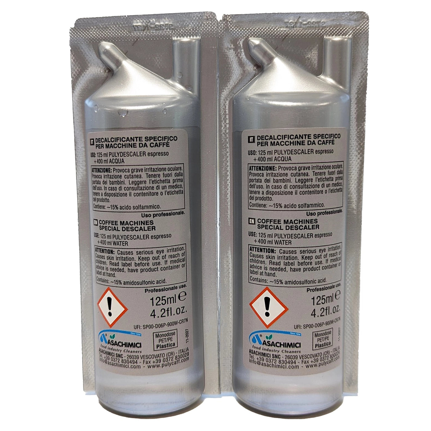 Lelit Puly 2 Dose Espresso Machine Descaler - 500ml Bottle for Coffee Makers (Model PLA9204) | Perfect for Home & Commercial Use