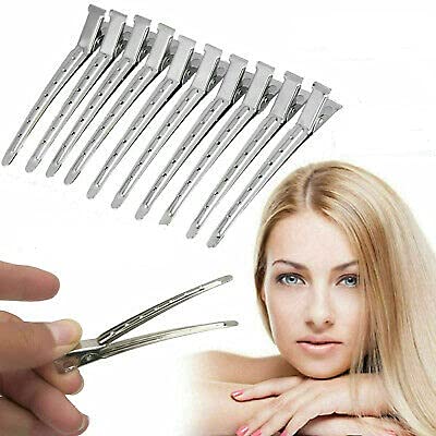 FULLY Section Hair Clips for Styling - Professional Salon Hair Clips Set of 12 - Perfect for Hairdressing, Braiding & Salon Styling
