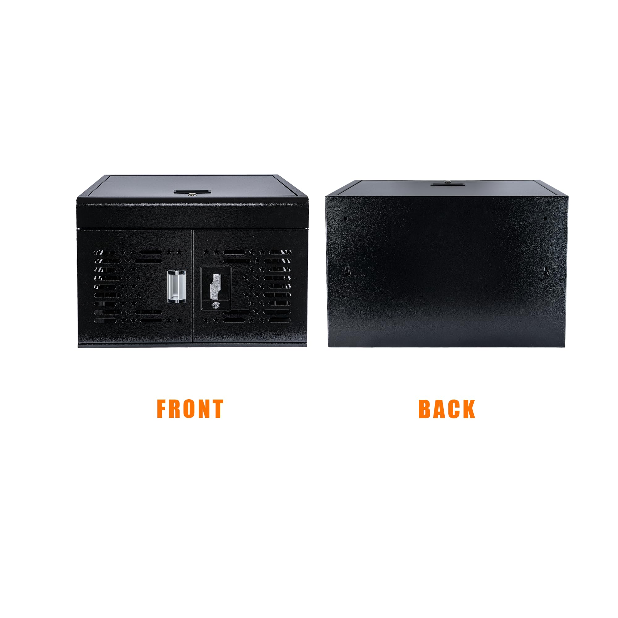 16-Device Locking Laptop Charging Cabinet for Chromebooks & iPads - Secure Tablet Charging Station with Storage for Classroom, Library & Office Use - Black Organizer for Multiple Device Charging & Safe Storage
