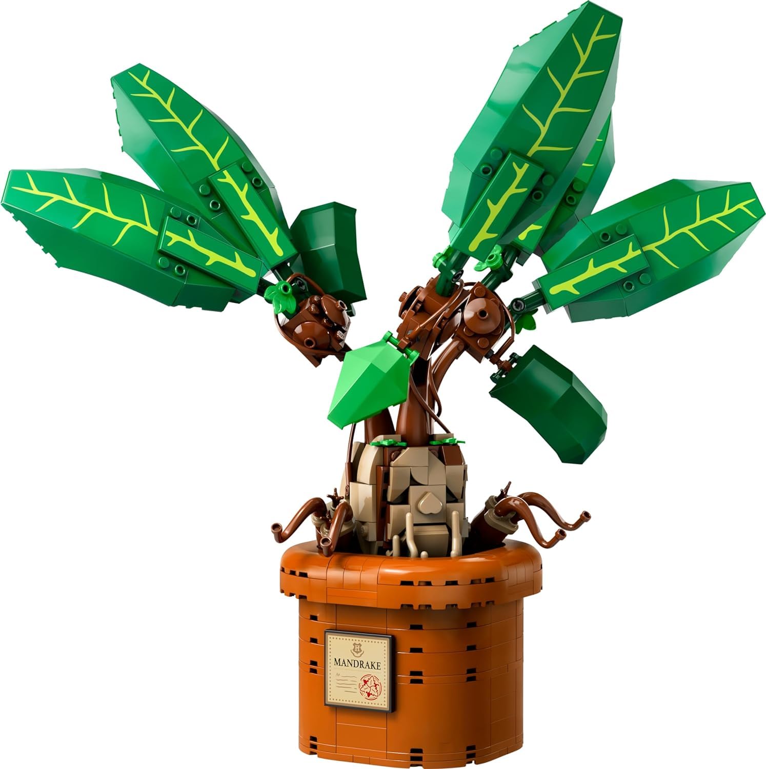 LEGO Harry Potter Mandrake Figure & Pot Plant Toy Set 76433 - Magical Creature Collectible for Kids, Perfect Gift for 10 Year Old Boys & Girls - Great for Room Décor, Harry Potter Themed Parties & Fantasy Play