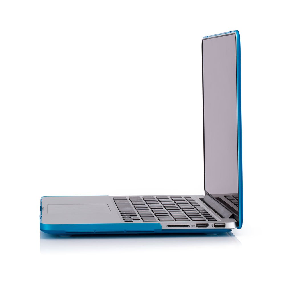 Durable Plastic Hard Shell Case & Keyboard Cover for MacBook Pro 13 inch (2012-2015 Models A1502 & A1425) - Light Blue | Protective Cover for Old Version MacBook Pro Retina 13