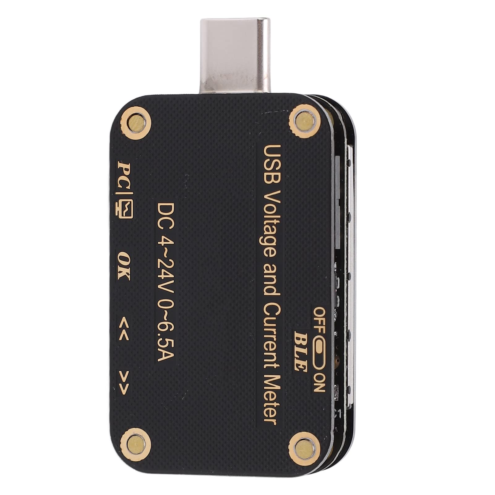FNIRSI-C1 USB Tester with Type-C PD Trigger - Voltage Current Power Meter for Quick Charging Detection | PC Software & Bluetooth Support | Perfect for Charger Testing, Power Banks & Device Diagnostics