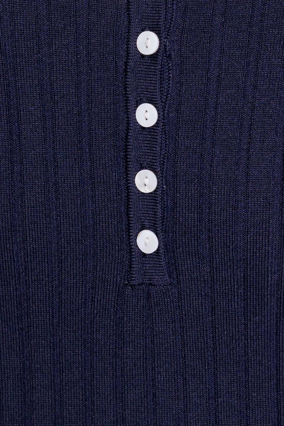 Coastal Classic Sweater Dress for Women - Navy Blue Knit Dress for Fall & Winter - Perfect for Casual Outings, Office Wear, and Holiday Gatherings