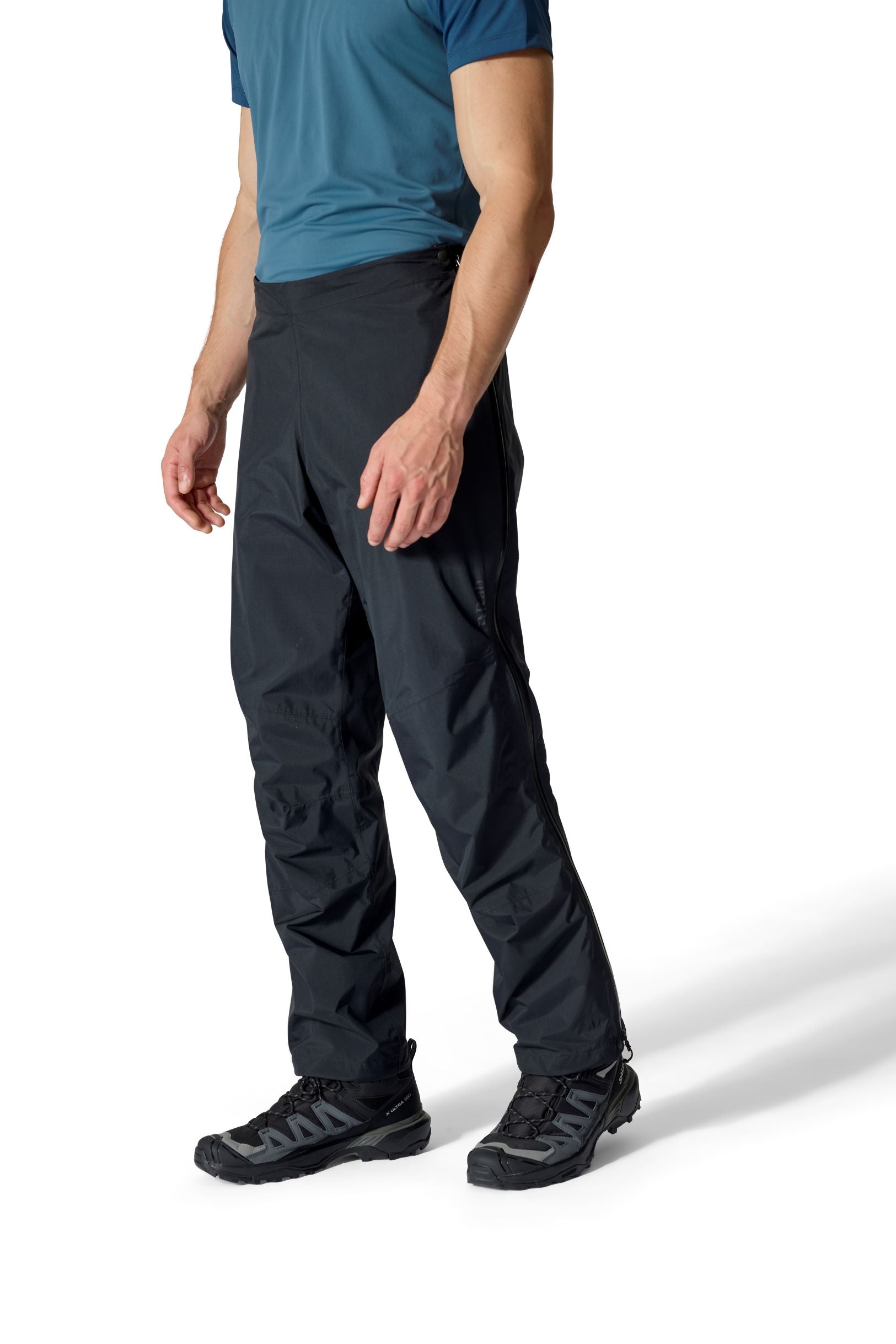 Men's Waterproof Hiking Pants - Downpour Mountain Outdoor Rain Pants for Trekking, Camping & Backpacking