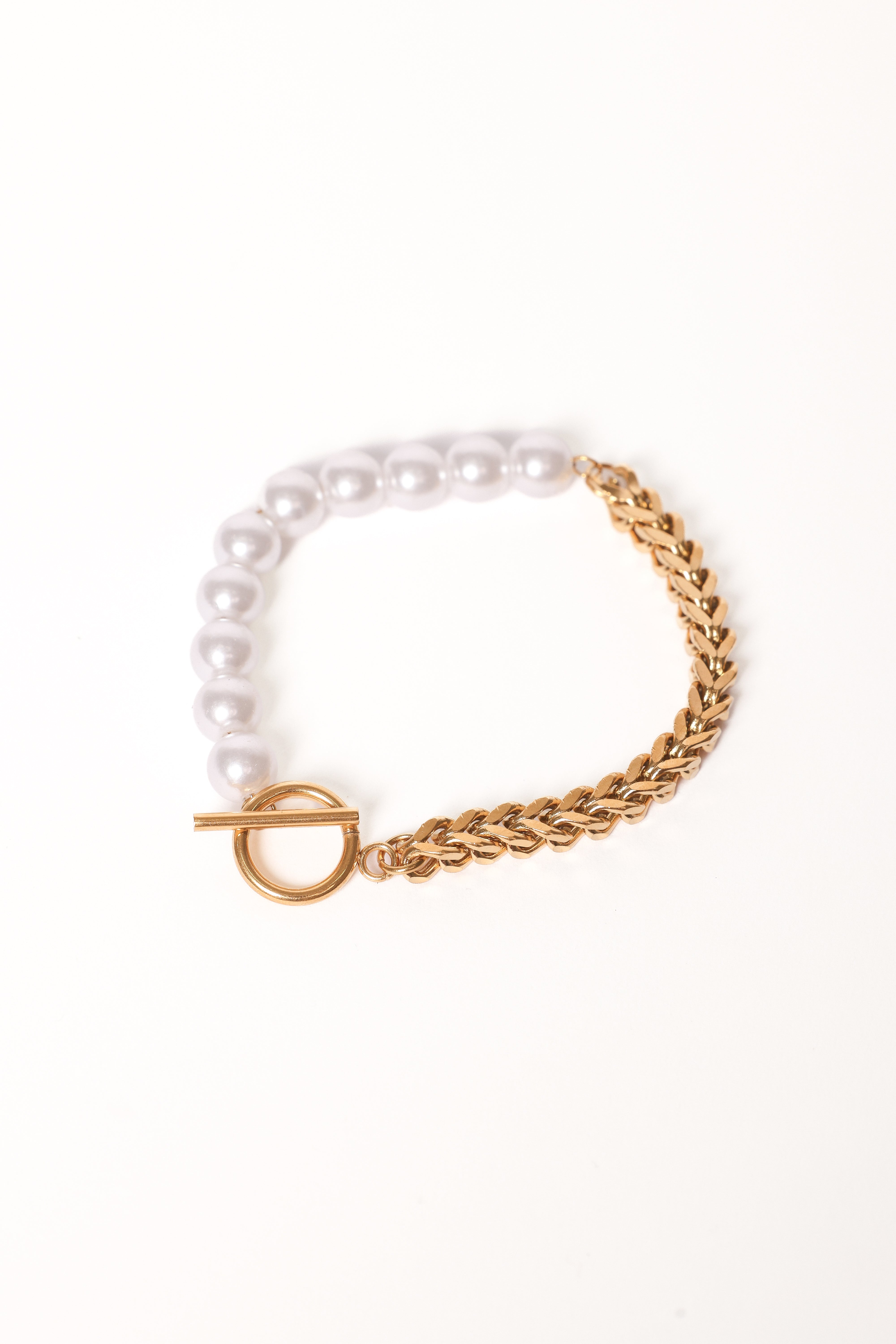 Elegant Cascais Pearl & Gold Bracelet for Women - Perfect for Weddings, Parties & Special Occasions