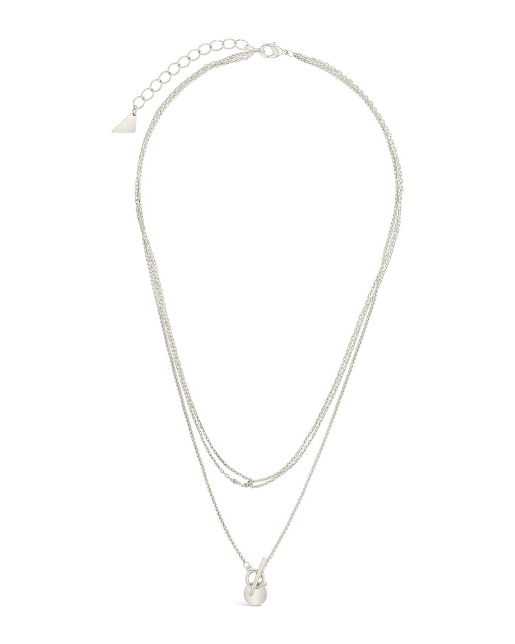 Larisa Layered Chain Toggle Necklace for Women - Elegant Gold Layered Necklace Jewelry Gift for Her - Perfect for Date Night, Office Wear & Special Occasions