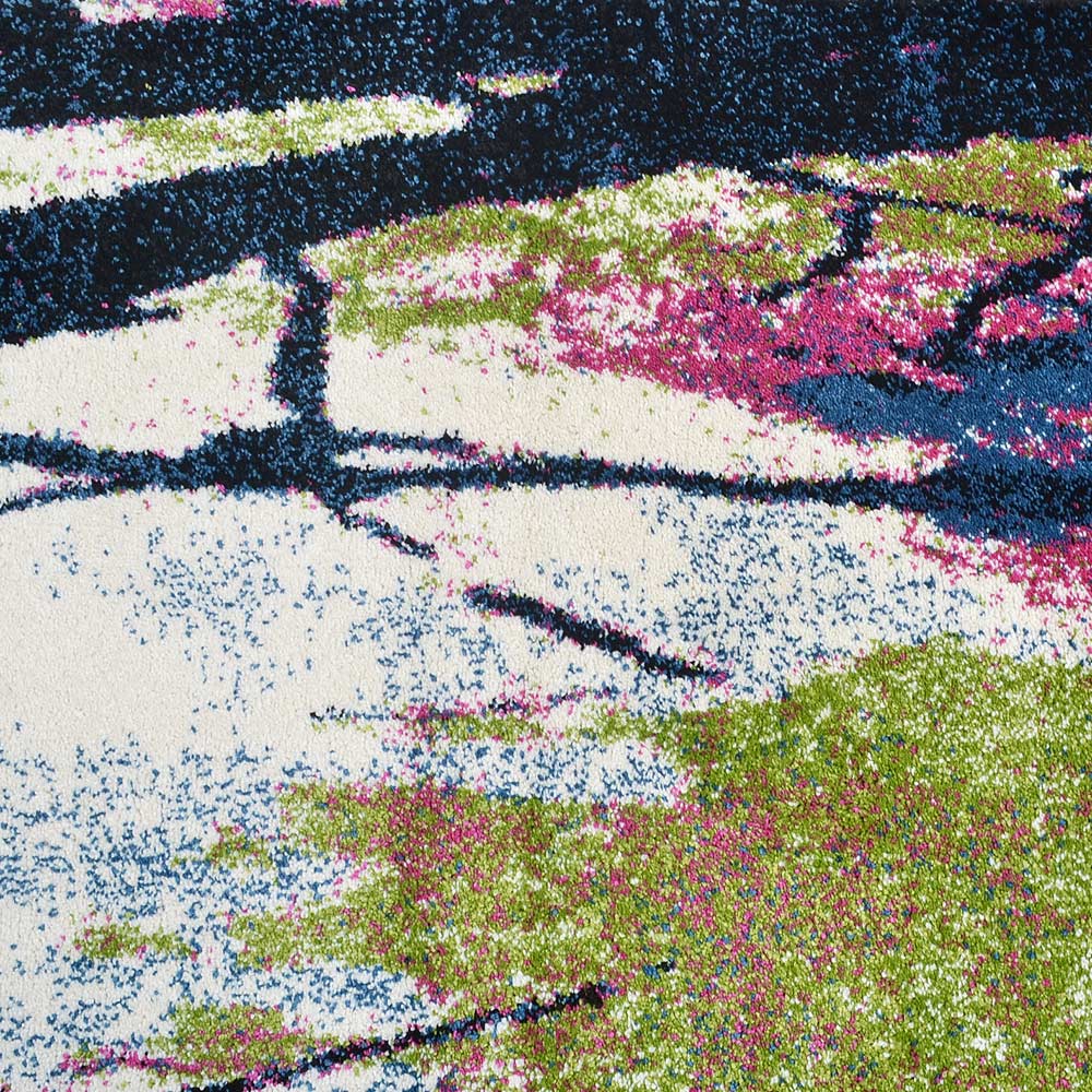 Premium Iris Machine Woven Rug - Soft Non-Slip Area Rug for Living Room, Bedroom, or Office - Home Decor & Floor Covering