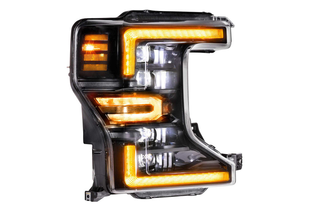FORD SUPER DUTY (2020-2022) XB LED Headlights with Amber DRL - High Performance LED Headlight Conversion Kit for Off-Road & Night Driving