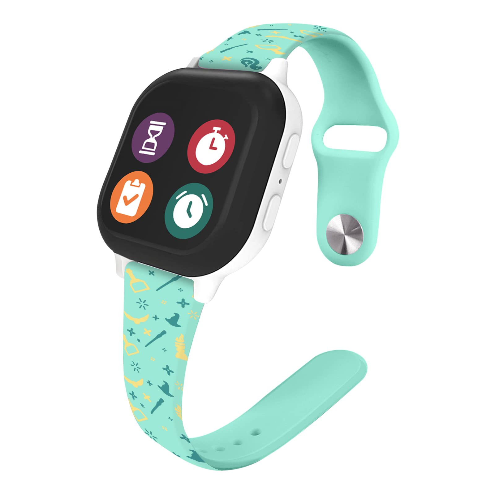 Breathable Soft Silicone Watch Band Replacement for Gizmo Watch 2 & 1 - Kids Adjustable Durable Rubber Strap for Active Play, Sports & Everyday Wear