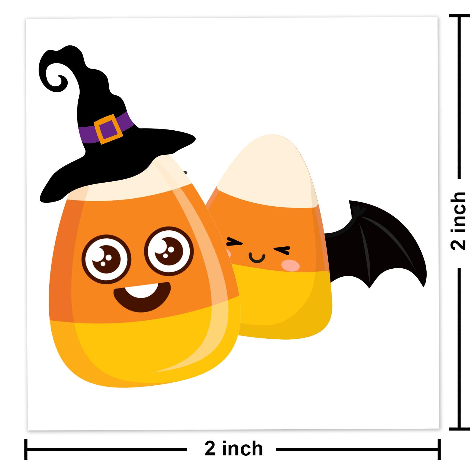 RINOLY 144 PCS Halloween Temporary Tattoos for Kids - 2 Inch Spooky Stickers, 6 Fun Designs - Perfect for Halloween Party Favors, Goodie Bags & Gifts for Boys & Girls - Great for Trick-or-Treating, Costume Parties & School Events