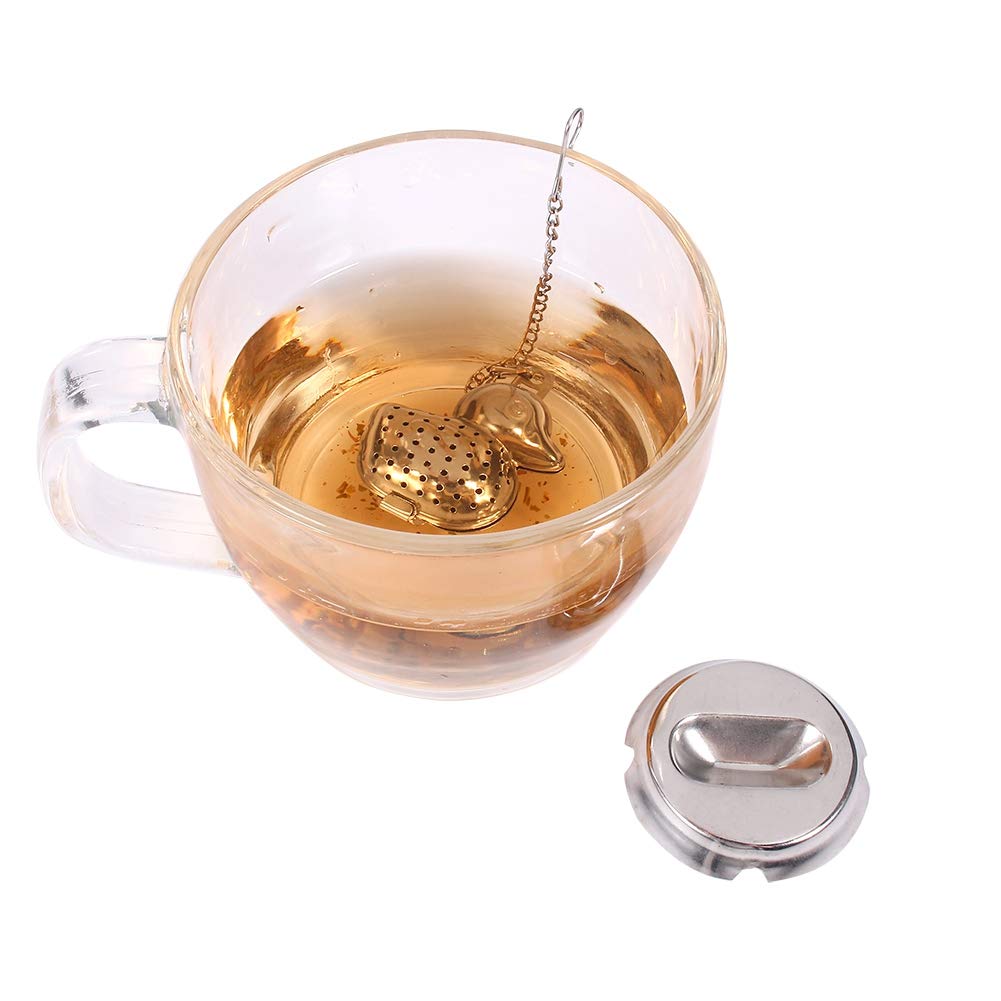 Premium Stainless Steel Tea Infuser Ball - Fine Mesh Tea Strainer for Loose Leaf Tea, Herbs & Spices - Perfect for Kitchen, Living Room & Office Use