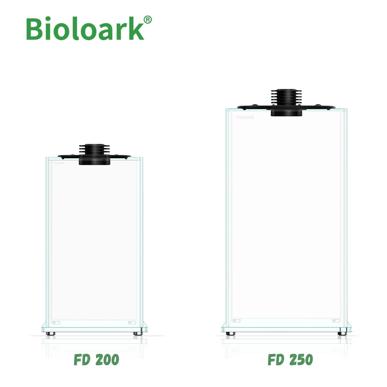 Bioloark Enclosed Terrarium Tank - Glass Habitat for Plants & Reptiles (FD 200 / FD 250) | Perfect for Indoor Gardening, Gecko & Frog Terrariums, Home Decor