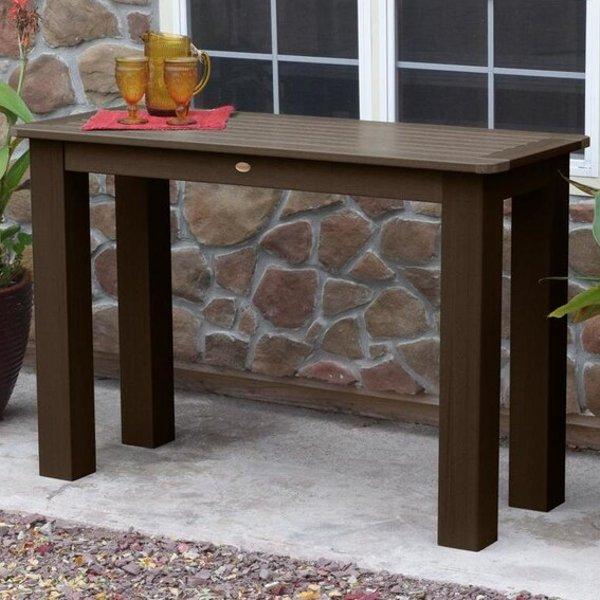 Outdoor Counter Height Sideboard Table - Durable Patio Bar Table for Entertaining, Dining & Outdoor Decor - Perfect for Backyard, Garden & Poolside Use