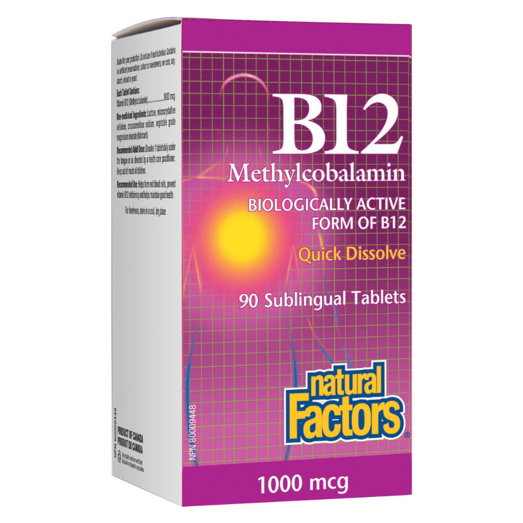Best Vitamin B12 Methylcobalamin 1000mcg Supplement - Supports Energy, Brain & Nerve Health - Ideal for Vegetarians, Athletes & Busy Professionals