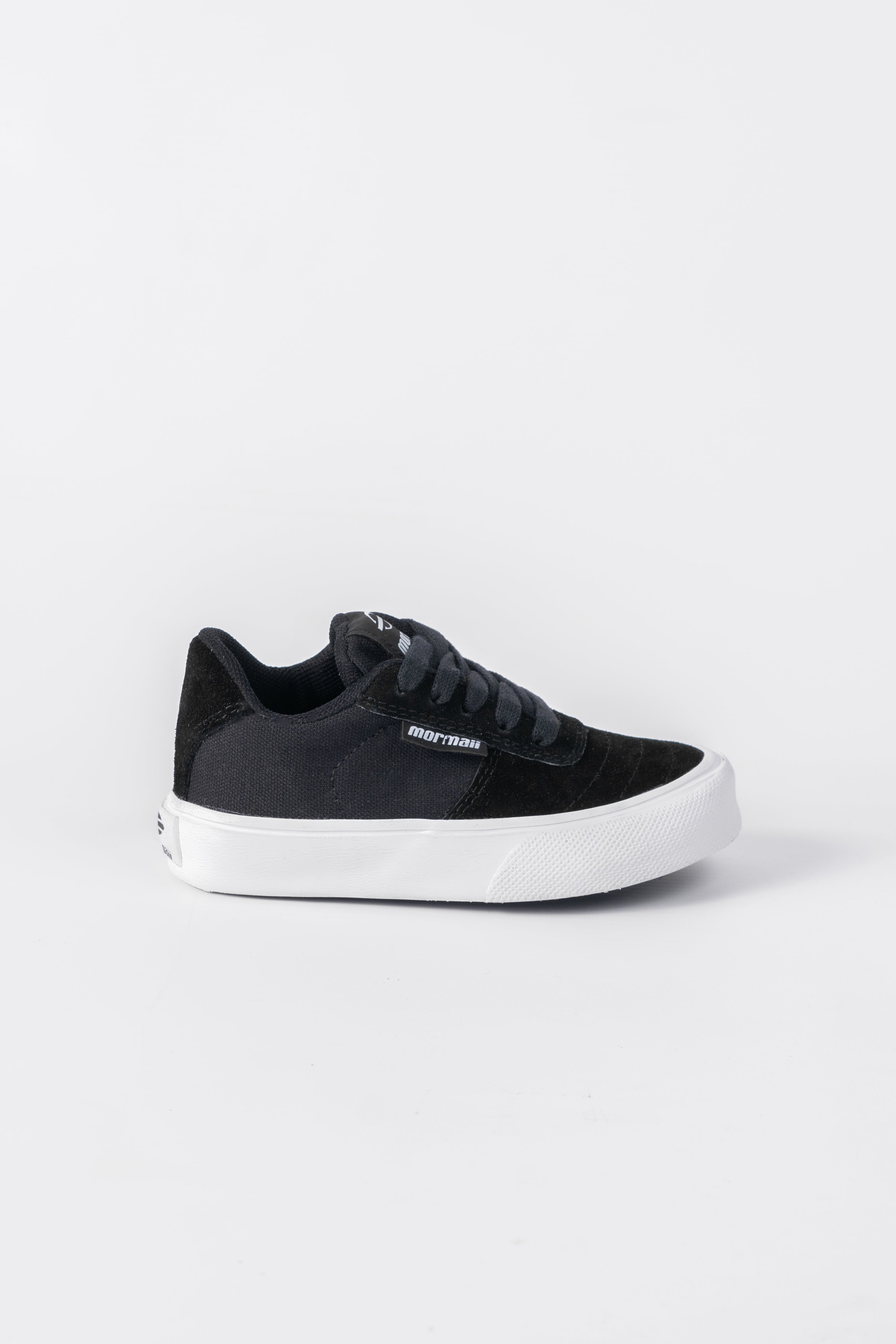 Mormaii Kids Black Sneakers - Lightweight Comfortable Shoes for Boys & Girls - Perfect for School, Play & Outdoor Activities