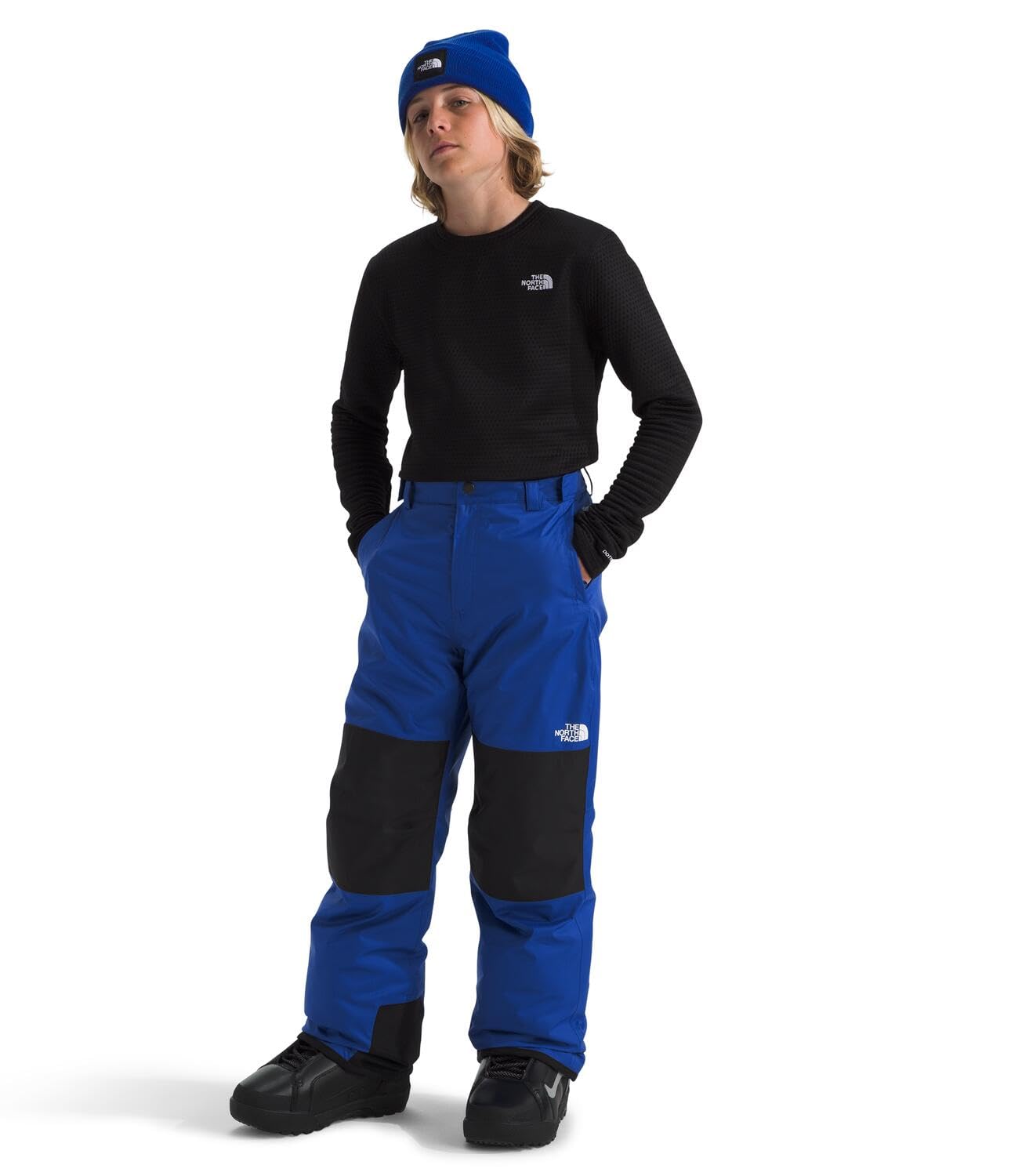 THE NORTH FACE Boys' Freedom Insulated Winter Snow Pants - Waterproof, Warm & Comfortable for Skiing, Snowboarding & Outdoor Activities