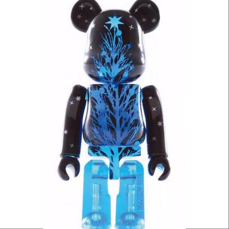 Limited Edition Medicom Be@rbrick 100% Christmas 2009 Bearbrick - Perfect for Holiday Collectibles, Gifts & Home Decor